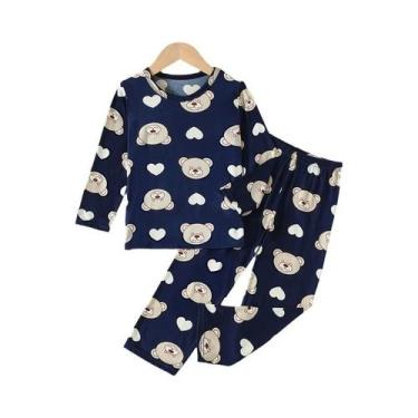 Imagem de Conjunto De Pijama Infantil Casual Com Estampa De Urso Joker 2 Peças C
