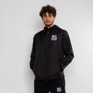 Imagem de Jaqueta Corta Vento Santos Oficial Escudo Masculina-Masculino