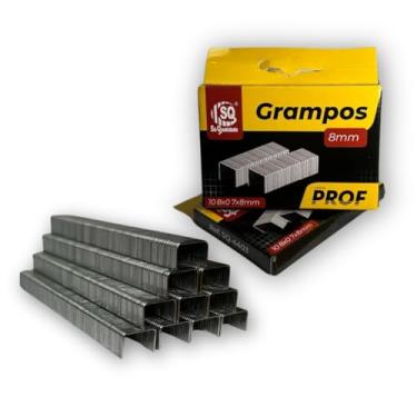 Imagem de Grampos 8mm Grampeador Pinador Tapeceiro Profissional 1000