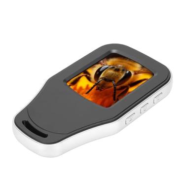 Imagem de Generic Microscópio Digital Portátil 2,2 Polegadas HD 2MP Portátil Pequena Lupa Eletrônica para Análise Microscópica de Animais, Detecção de Fibra de Tecido, Exibição Em Tempo Real, Bateria de íon