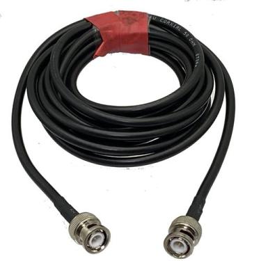 Imagem de Cabo Jumper Coaxial RF RG58 De 6 Polegadas a 20M Com Conector Reto BNC