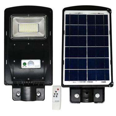 Imagem de Luminaria Solar Poste Led 50W Sensor Proximidade Controle