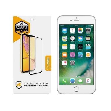 Imagem de Película Defender Glass Para Iphone 6 Plus E 6S Plus - Preta - Gshield