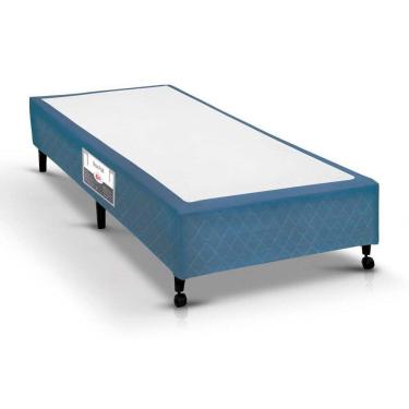 Imagem de Cama Box Base Solteiro Poli Tecido Blue (78x188x27) - Castor