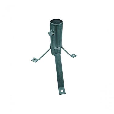 Imagem de Suporte Antena 207-b Tripe Laje Tubo 1 Polegada Prata Cromo