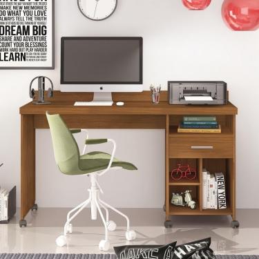 Imagem de Escrivaninha Com 1 Gaveta Alphecca Freijó