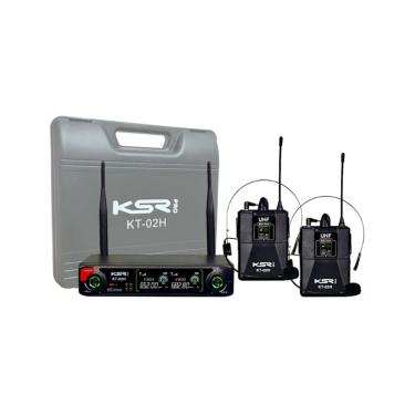 Imagem de Microfone Sem Fio KSR KT02-H Head + Head (New)