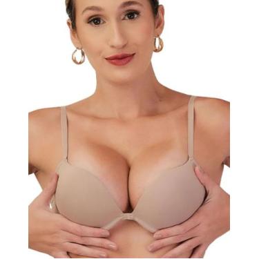 Imagem de Sutiã 3d Push Up Enchimento Aumenta Seios Nayane Rodrigues, Chocolate,