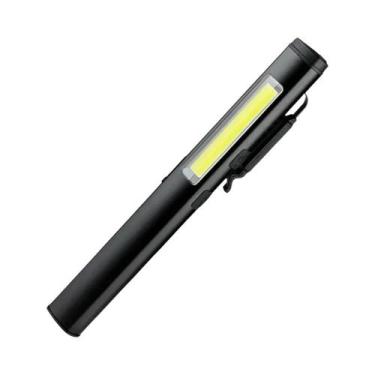 Imagem de Lanterna Mini LED Recarregável 4 Em 1 USB 800mAh Luz UV COB Com Clipe 