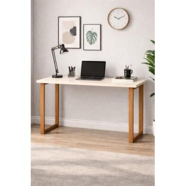 Imagem de Escrivaninha Estudo Home Office Para Escritório Mesa Trabalho 76 cm Of