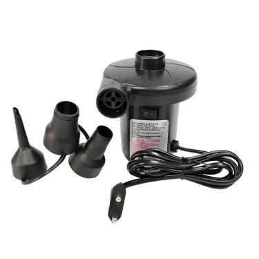 Imagem de Inflador Elétrico 12v 75w Bomba De Ar Para Colchão Barco E Infláveis Com Entrada De Acendedor De Carro