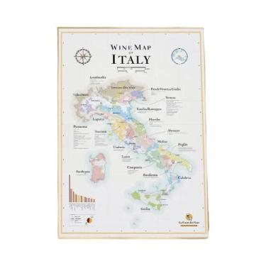 Imagem de Mapa De Vinhos De Bordéus, Espanha, Itália, Pintura Em Tela, Pôster De