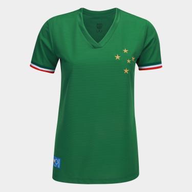 Imagem de Camiseta Cruzeiro Palestra Retrômania Feminina-Feminino