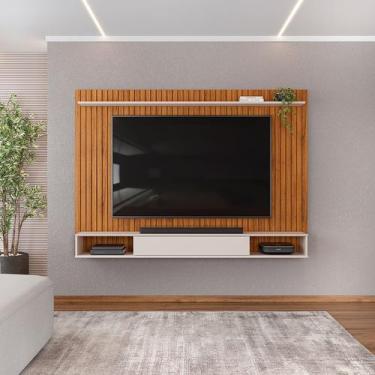 Imagem de Painel dj rio freijo/off white - DJ MÓVEIS