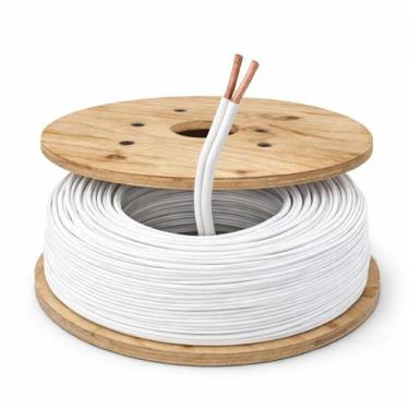 Imagem de CABO PARALELO 2X1,50 MM BRANCO 10M 20M 50M 100M TAMANHO:100 Metros - C