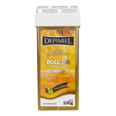 Imagem de Cera Roll-On Clássica Depimiel 100g - Depilação Eficiente e Prática