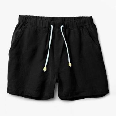 Imagem de Short de Linho Premium Bermuda Masculina Moda Praia Luxo-Masculino