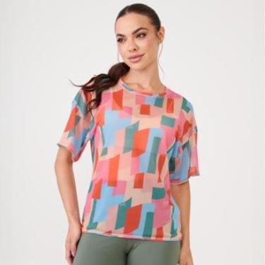 Imagem de Blusão de Tule Estampa Blossom Com Fita de Silicone Donna Carioca-Feminino