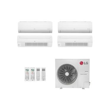 Imagem de Ar-Condicionado Multi Split Inverter LG 52.000 (2x Evap HW 7.000 + 2x Evap Cassete 1 Via 18.000) Só Frio 220V