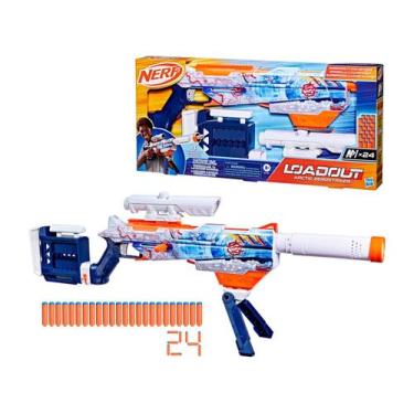 Imagem de Lançador de Dardos Nerf Loadout Arctic Zerostriker - Hasbro, Branco, A