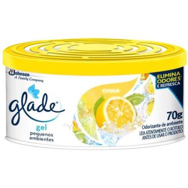 Imagem de Purif ar Glade gel Citrus 70g, Citrus, 1 Unidade