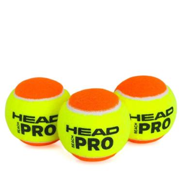 Imagem de Bola De Beach Tennis Head Pro Pack Com 3 Bolas-Unissex