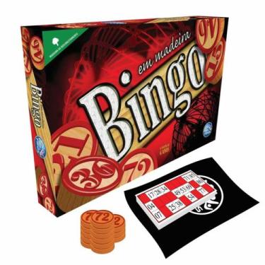 Imagem de Jogo Bingo Em Madeira Família Natal 36 Cartelas 90 Números - Pais & Fi