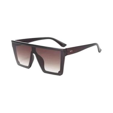 Imagem de Óculos De Sol Femininos De Armação Grande, Coloridos, Estilo Europeu-A