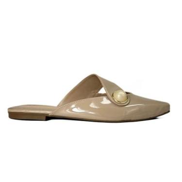 Imagem de Sapato Feminino Scarpin Mule Aberto Casual Com Pérola 205 - Mozione, 3