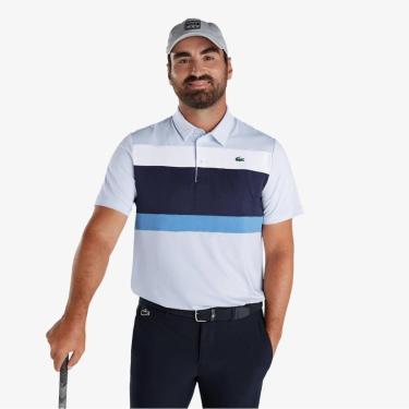 Imagem de Camisa Polo Lacoste Golf Ultra Dry Stretch Com Colour-Block Masculina-Masculino