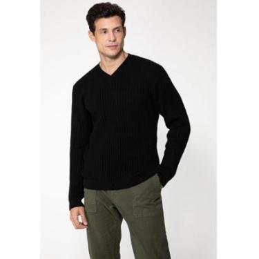 Imagem de Suéter de Tricot Preto-Masculino