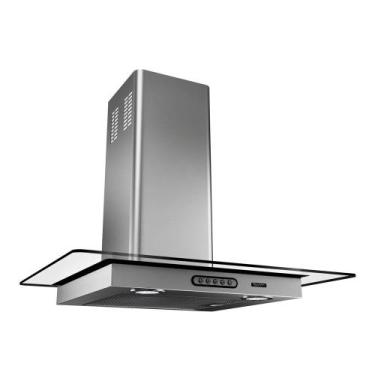 Imagem de Coifa Vidro Reto Parede Inox 70cm-5 Bocas Terim, 220V