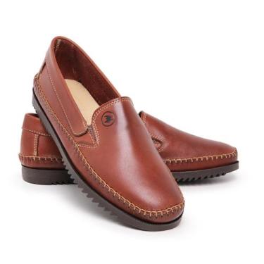 Imagem de Mocassim Masculino Couro Dockside Casual Drive Ref 2020 schi - MPR BOO