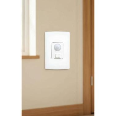 Imagem de Sensor Presença 4x2 180 Com Tecla: Luz Automática e Economi - Congratu