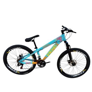 Imagem de Bicicleta 26 VikingX T25 24v Freeride Comum Freio Disco Mecânico Pneu Aro 26 Balão Pret...