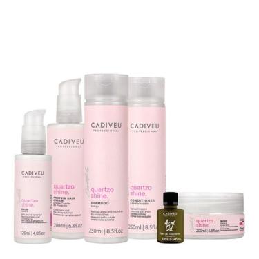 Imagem de Kit Cadiveu Professional Quartzo Shine Shampoo Condicionador Máscara P