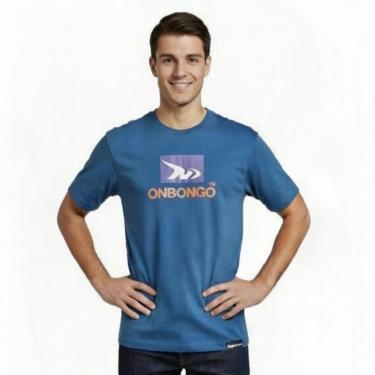 Imagem de Camiseta Onbongo Original ON761 - Azul-Masculino
