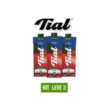 Imagem de Suco tial 100% maçã 1l - kit 3 unidades