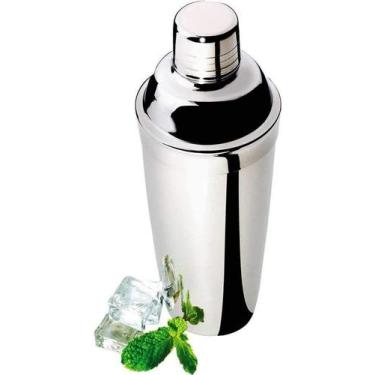 Imagem de Coqueteleira em Inox 500 Ml 3 Peças Drinks Caipirinha Bar - 123 Utilid