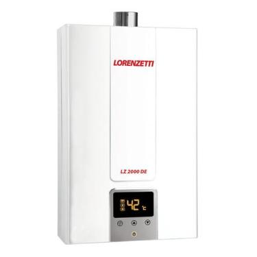 Imagem de Aquecedor de Água a Gás LZ 2000DE Digital Lorenzetti, GN (GÁS NATURAL)