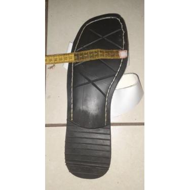 Imagem de Chinelo branco 45 - Loja do Hippie