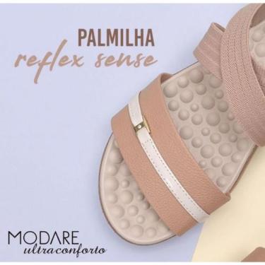 Imagem de Sandalia Ortopedica Modare Esporão Conforto Massageadora 7142.102, Nud