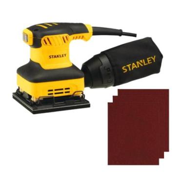 Imagem de Lixadeira orbital 220 SS24 stanley com lixas, 220V