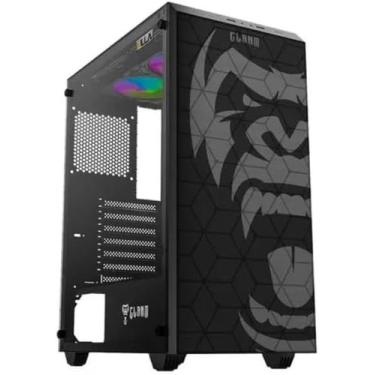 Imagem de Gabinete Gamer Clanm Zilla Mid Tower Suporta Até 6 Fan Preto