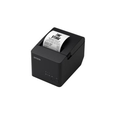 Imagem de Impressora de Recibos Térmica TM-T20X USB e Serial Guilhotina Preta Epson