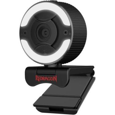 Imagem de Webcam Redragon GW910 OneShot Full HD 30 Microfone Integrado cor:preto