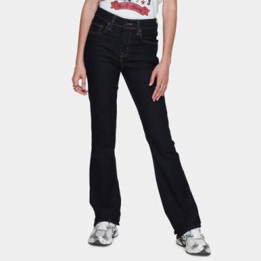 Imagem de Calça Levi's 725 High Rise Boot Feminina, Azul, 44
