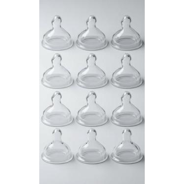 Imagem de Kit 10 Bicos Mamadeira Silicone Ortodôntico Fluxo Rápido - Congratulat