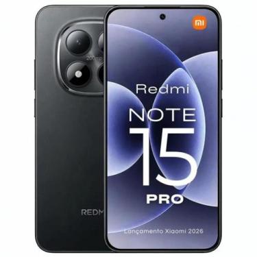 Imagem de Redmi Note 15 Pro 4G 8GB RAM, 256GB Preto Versão Global - Xiaomi