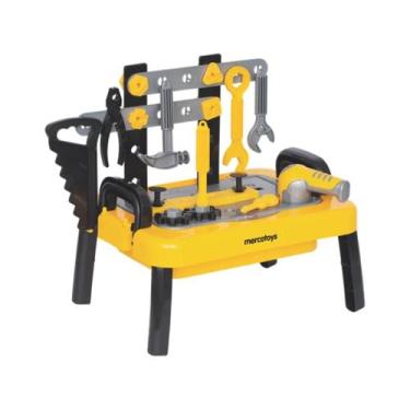 Imagem de Brinquedo Educativo Bancada de Ferramentas Mini Gênios - 30 Peças - Me